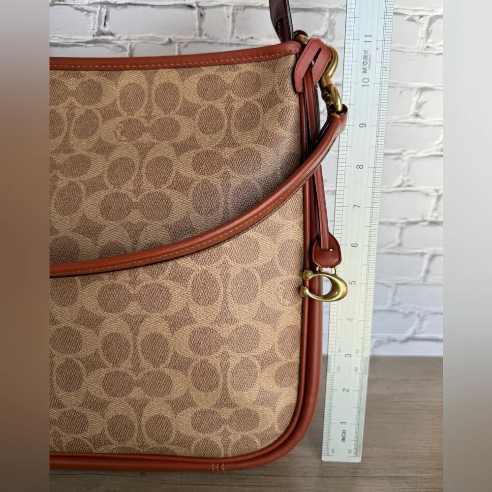 Coach signature coated